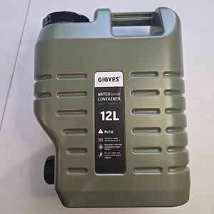 3.2 Gallon BPA Free Water Container Spigot Food Grade Military Green Camping